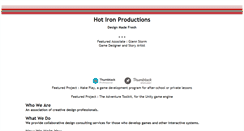 Desktop Screenshot of hotironproductions.com