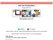 Tablet Screenshot of hotironproductions.com